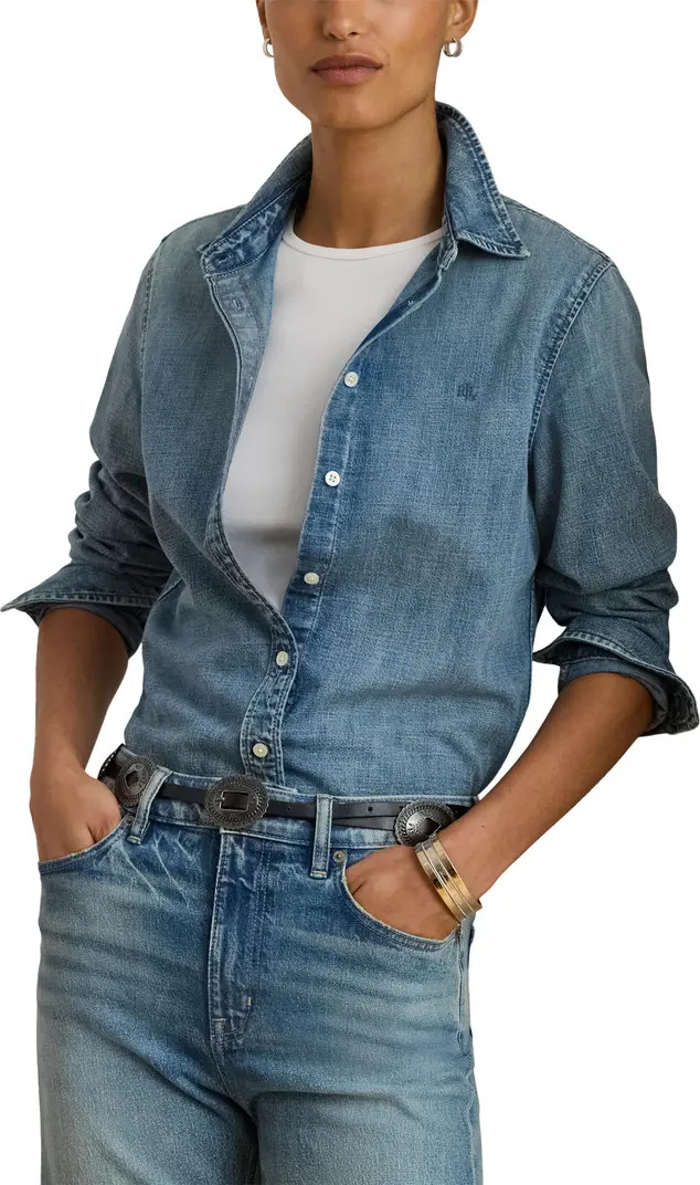 Jamelko Denim Button-Up Shirt | Nordstrom