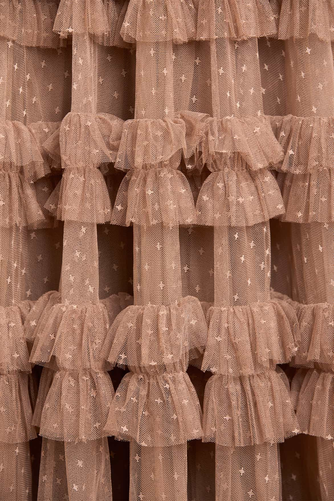 Lisette Ruffle One-Shoulder Gown | Needle & Thread