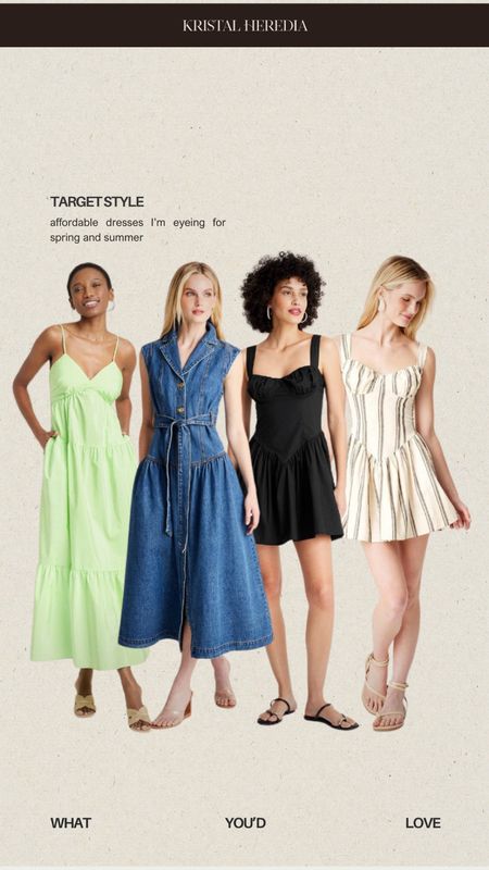 Affordable dresses from Target that I’m eyeing for summer!

P.S. Be sure to heart this post so you can be notified of price drop alerts and easily shop from your Favorites tab!

#LTKMidsize #LTKSeasonal #LTKStyleTip