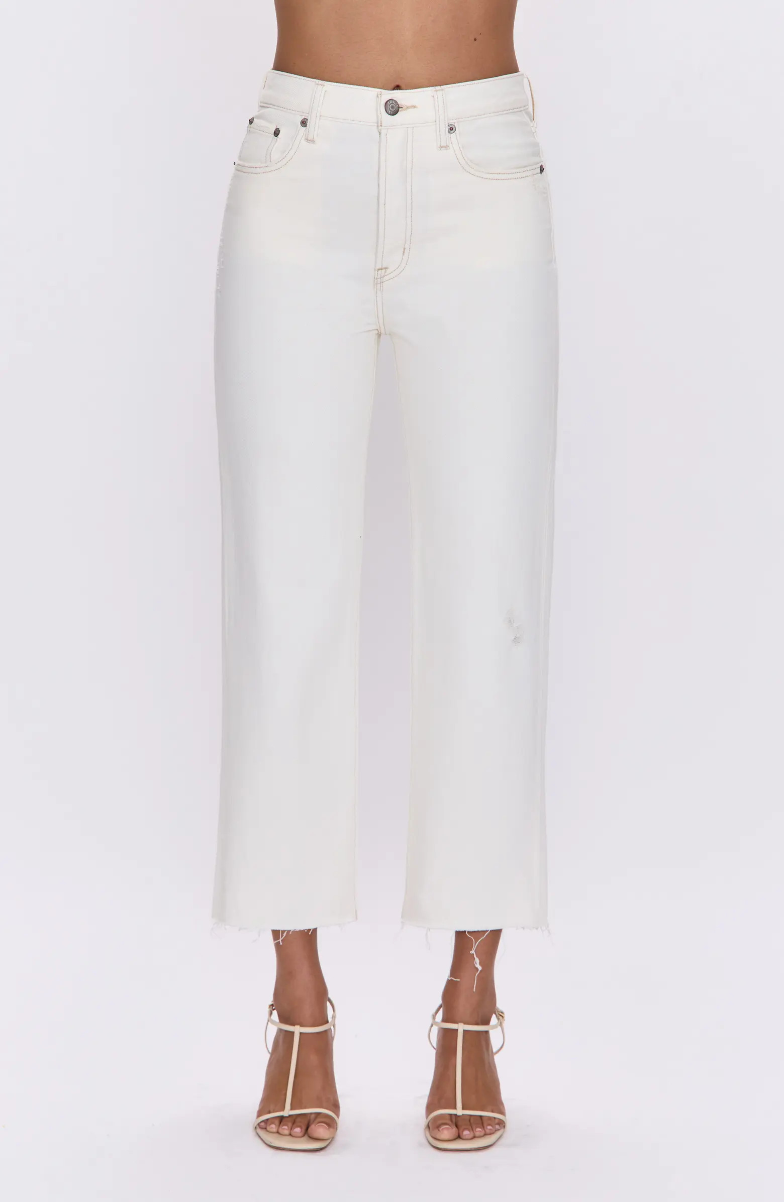 Pistola Cassie High Waist Crop Straight Leg Jeans | Nordstrom | Nordstrom
