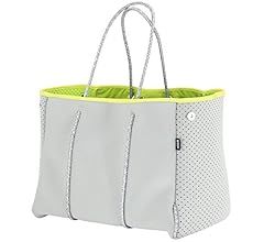 QOGiR Neoprene Multipurpose Beach Bag Tote with Inner Zipper Pocket | Amazon (US)