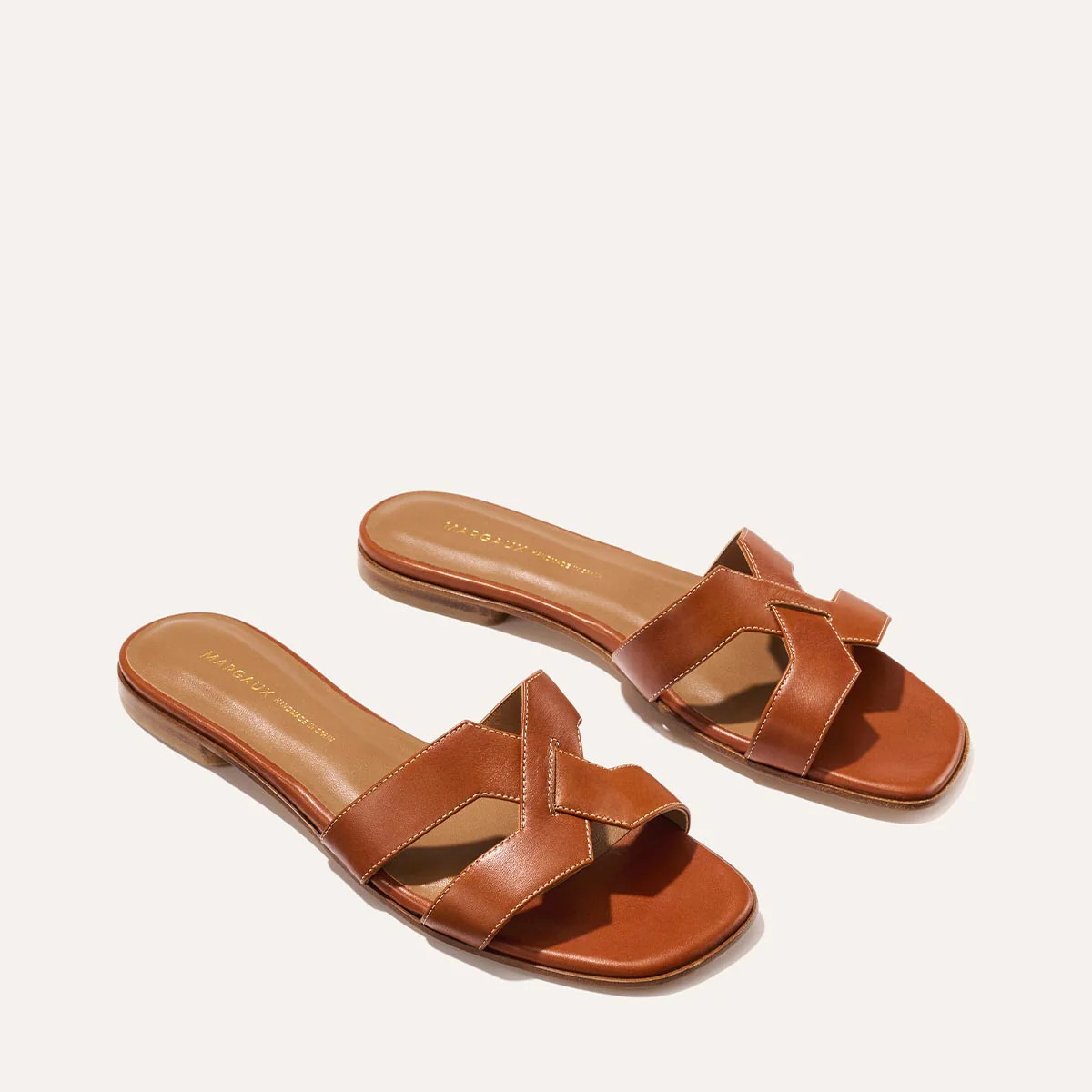 The MX Sandal - Saddle Calf | Margaux