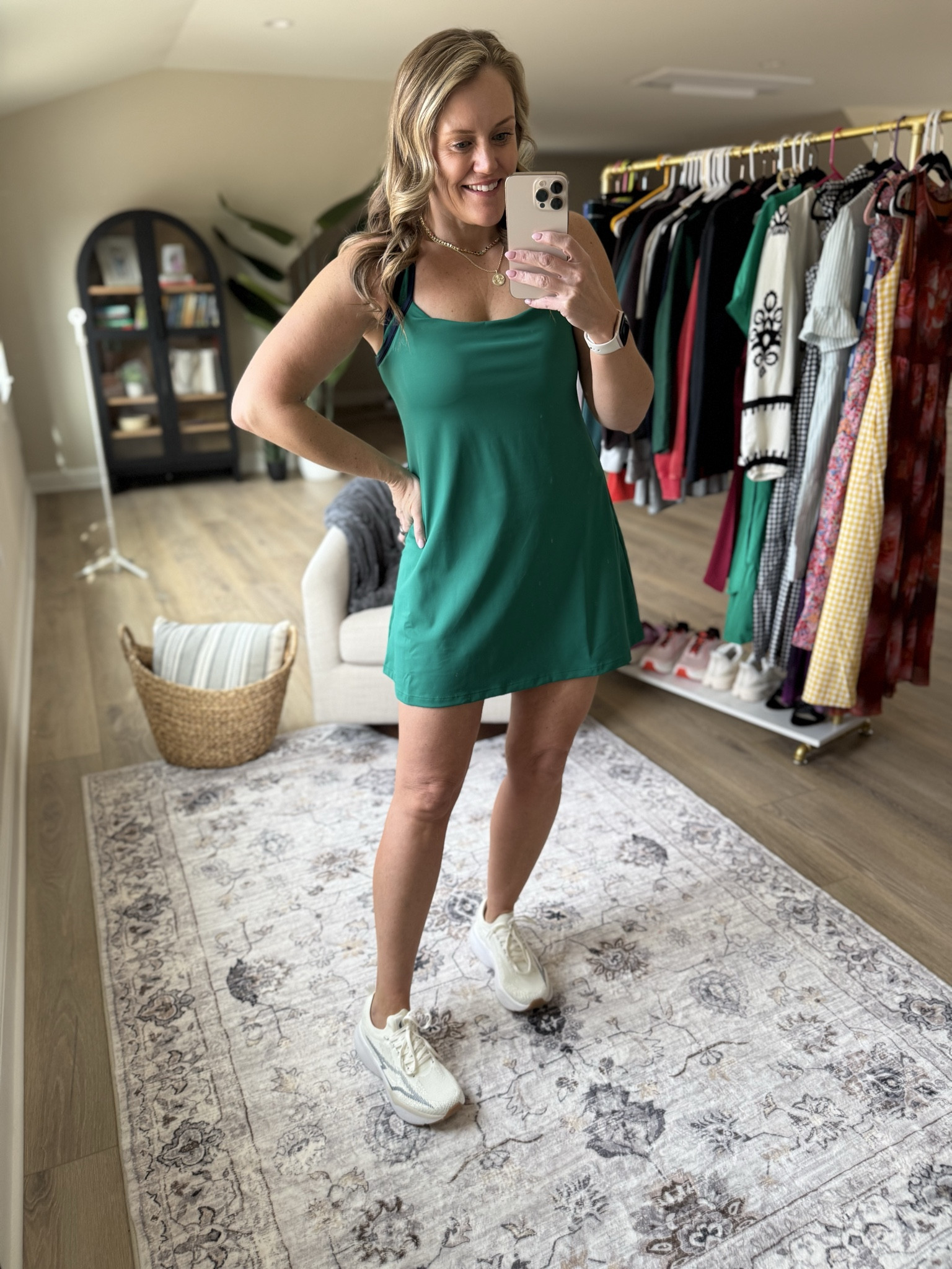 Walmart finds
Mom fashion
Walmart fashion 
Athletic dress
Sports mom
Shorts
Skort
Tank top 
Sneakers
Fits TTS, wearing medium 




#LTKOver40 #LTKootd #LTKMidsize