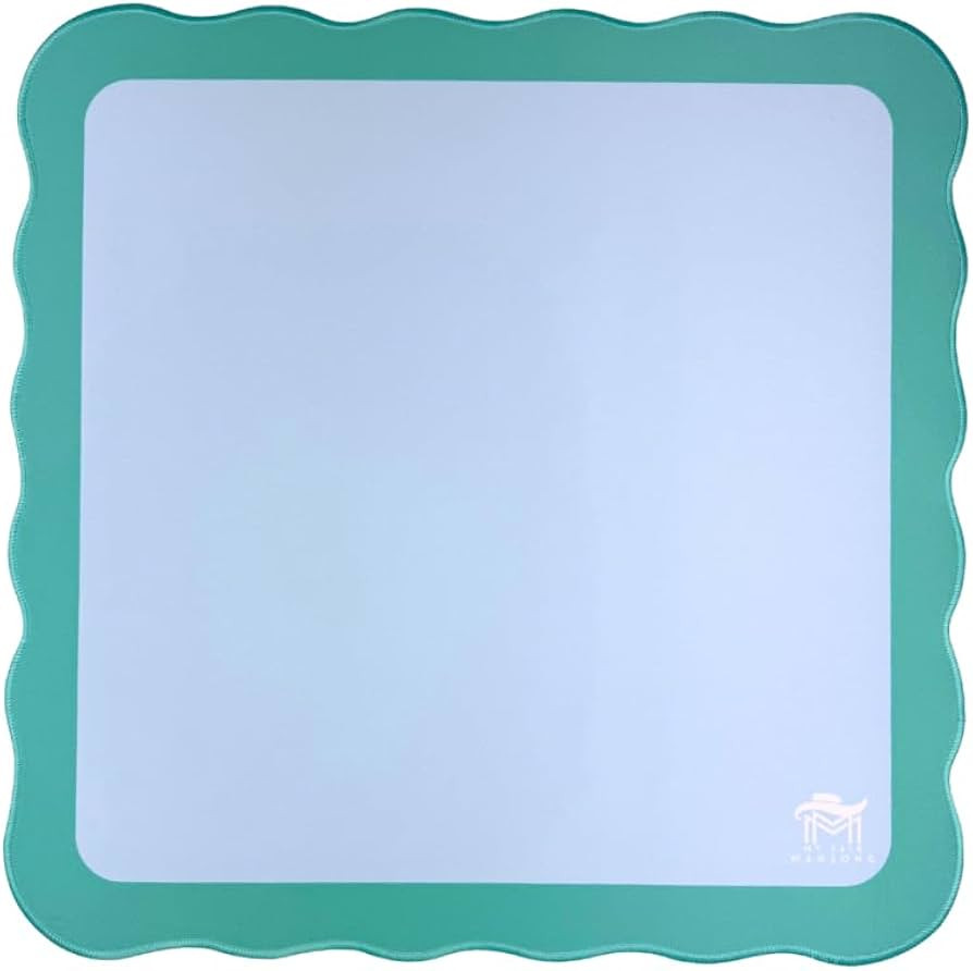 Generic Mini Mahjong Mat (4 Color Combinations) | Scalloped Edges & Bright Colors | 21"" x 21"" (... | Amazon (US)