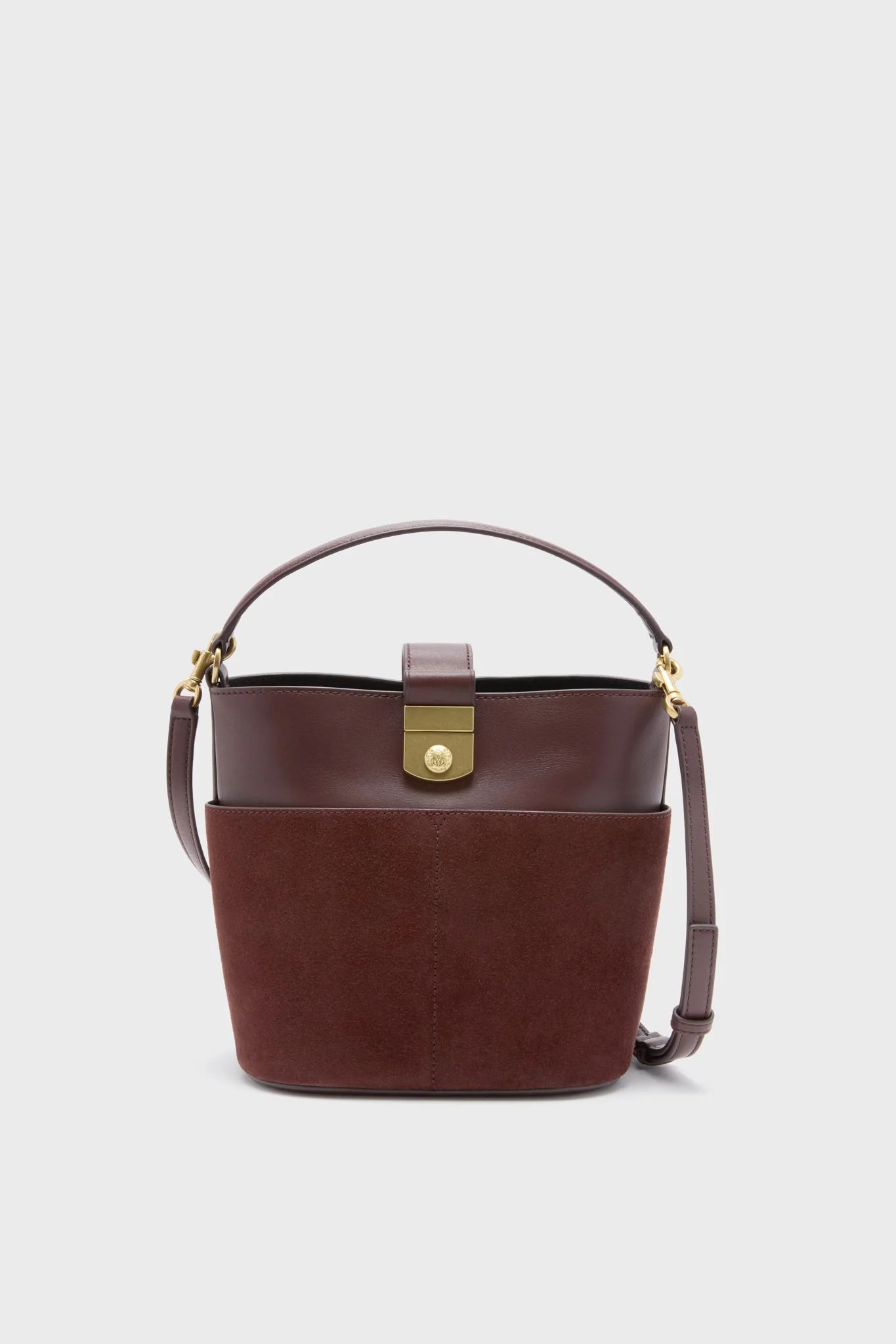 Chestnut Crest Lock Bucket Bag | Tuckernuck (US)