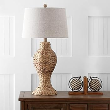 JONATHAN Y JYL1015A Elicia 31" Seagrass Weave LED Table Lamp Coastal Cottage Bedside Desk Nightst... | Amazon (US)