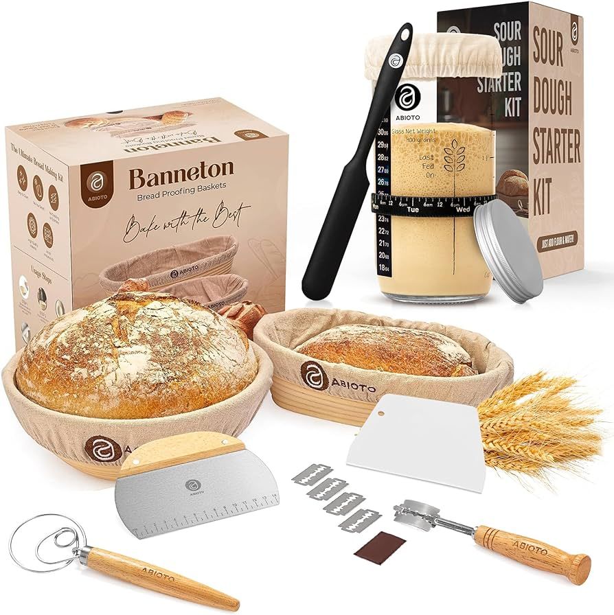 Sourdough Bread Baking Supplies and Starter Kit - Ultimate Bread Making and Sourdough Starter Kit... | Amazon (US)