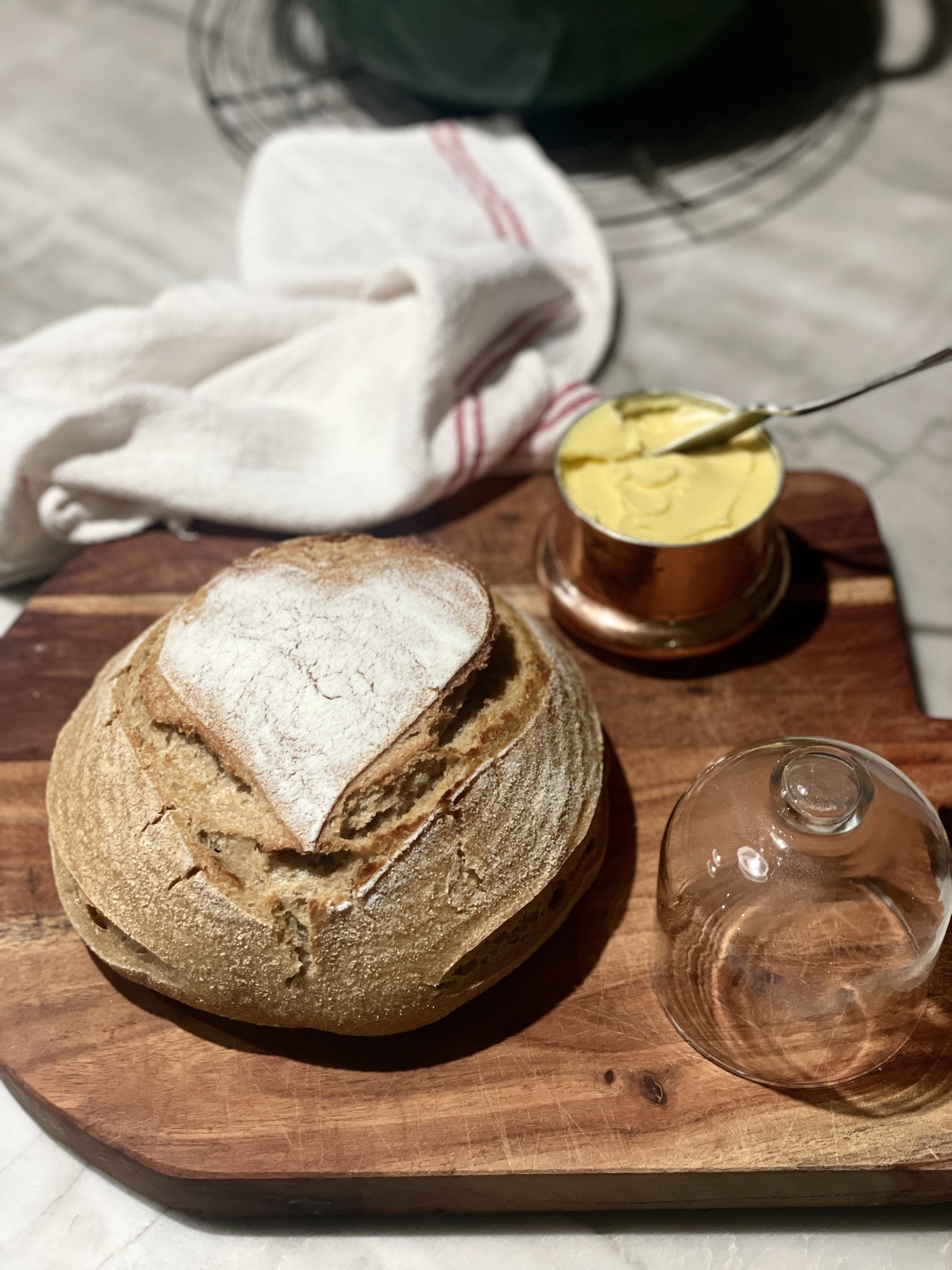 Make nutritious Sourdough Bread using my dehydrated sourdough starter. How cute is this copper butter dish too? 



#LTKfindsunder50 #LTKparties #LTKhome