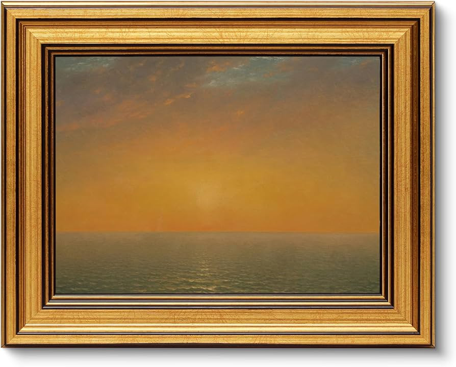 VIYYIEA Vintage Gold Framed Wall Art for Living Room, Landscape Canvas Prints Home Decor, Oil Pai... | Amazon (US)