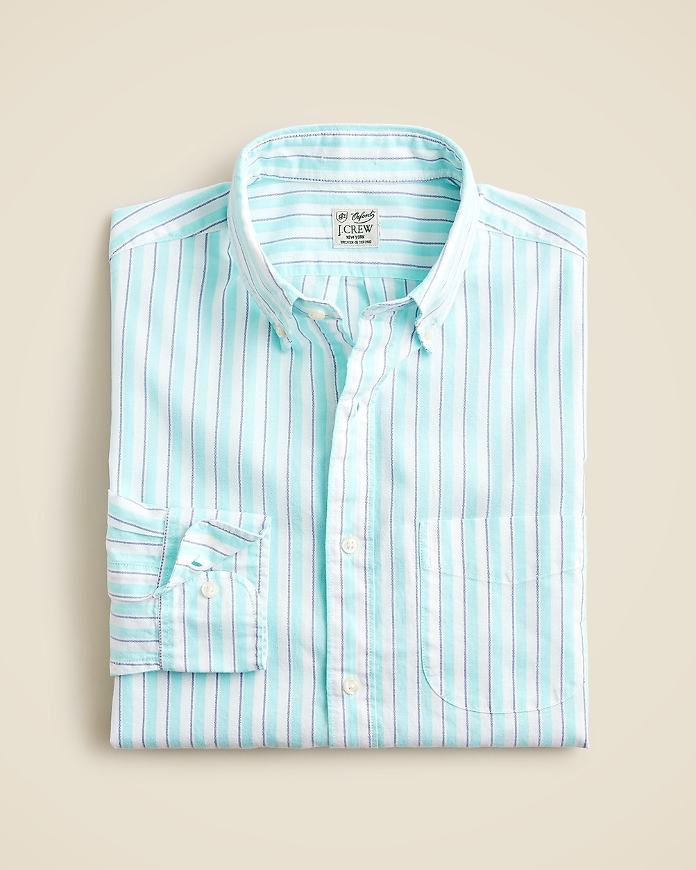 Broken-in organic cotton oxford shirt | J. Crew US