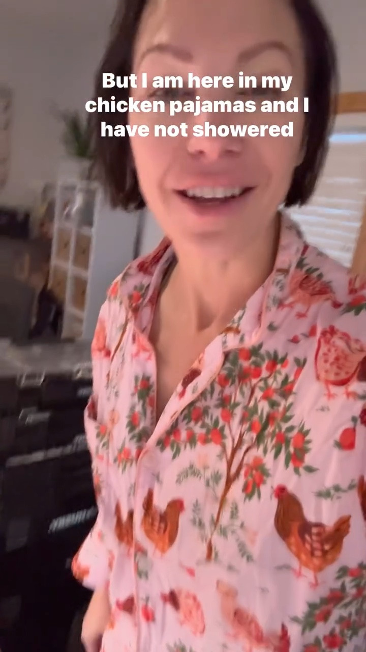 Such a comfortable and cozy pajama set. Love these cute pink chicken pjs. Wearing size small. 

#LTKGiftGuide #LTKWatchNow #LTKStyleTip