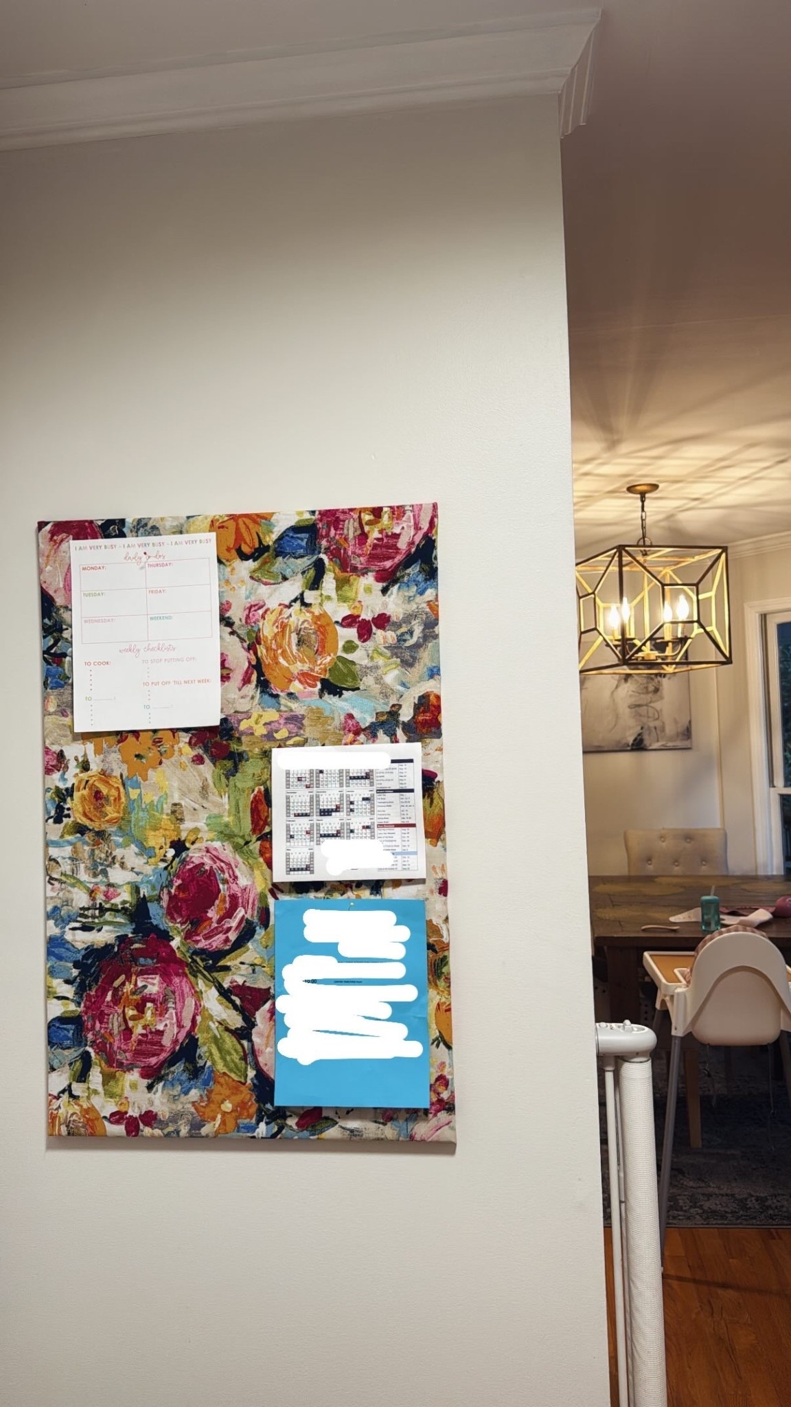 Recovered bulletin board aka “command center” 

#LTKHome #LTKFindsUnder50