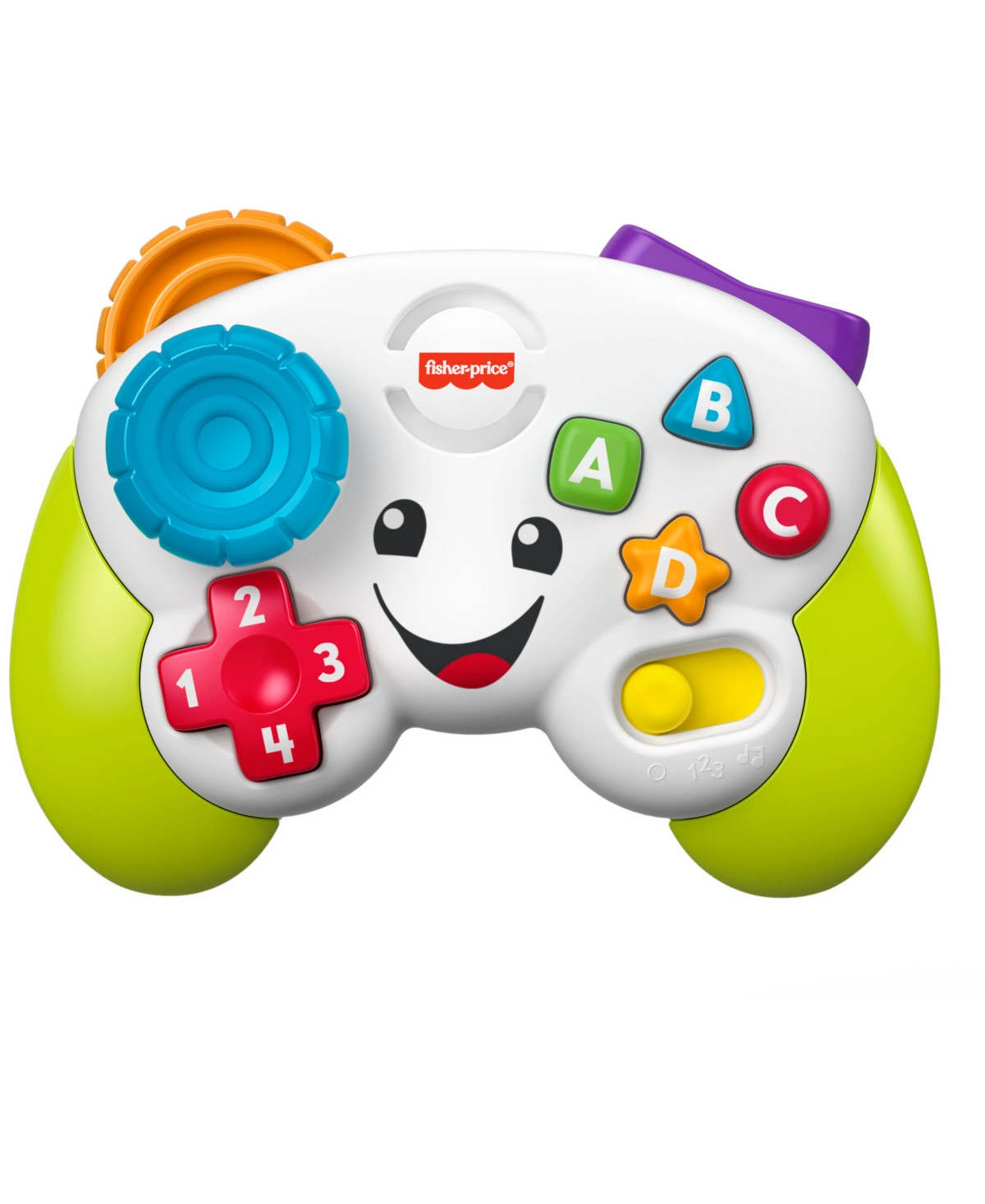 Fisher-Price Laugh Learn Game Learn Controller Musical Baby Toy with Lights, Green - Multi-Color | Macy's