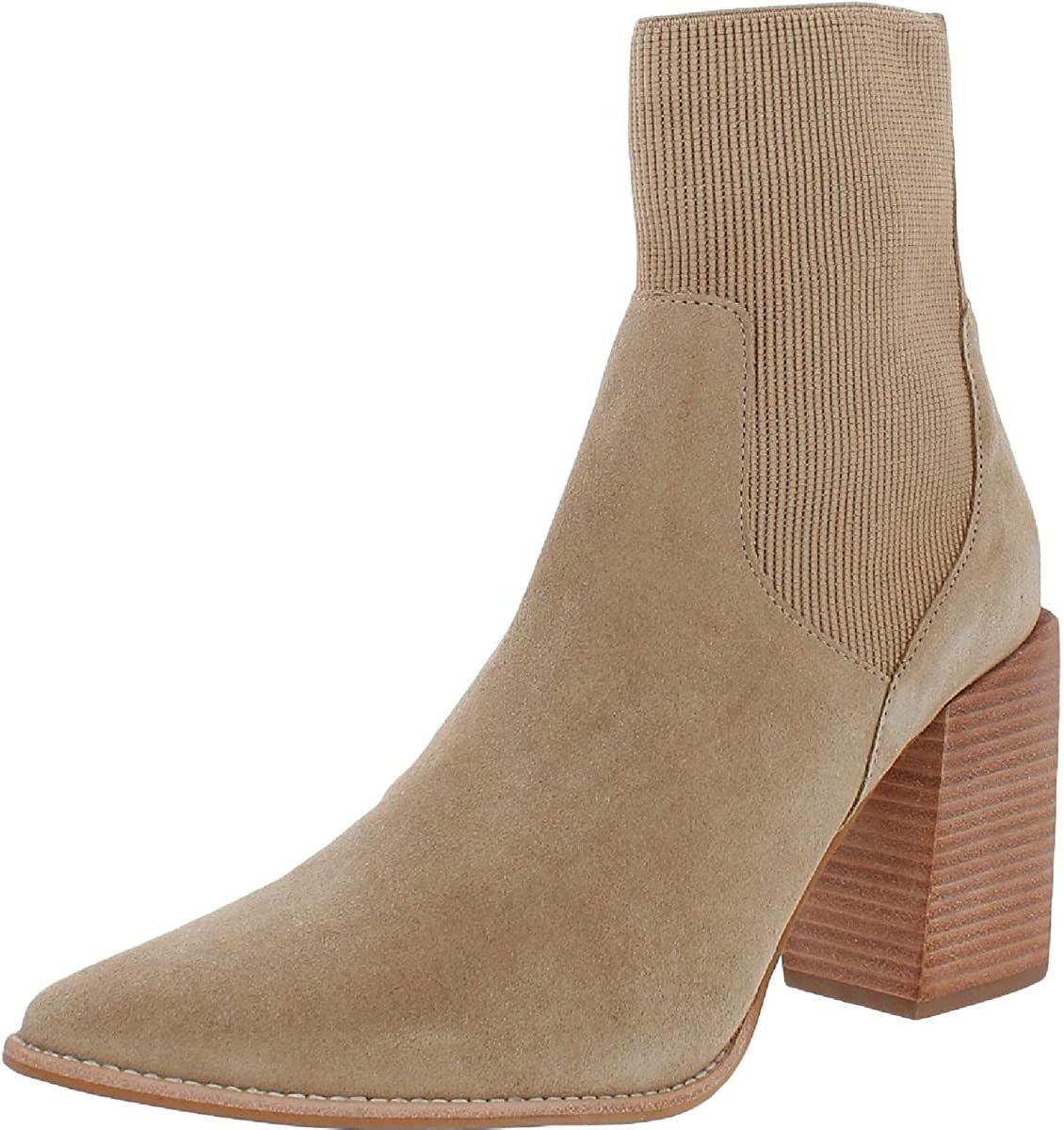 Steve Madden Womens Arrange Suede Pointed Toe Booties | Amazon (US)