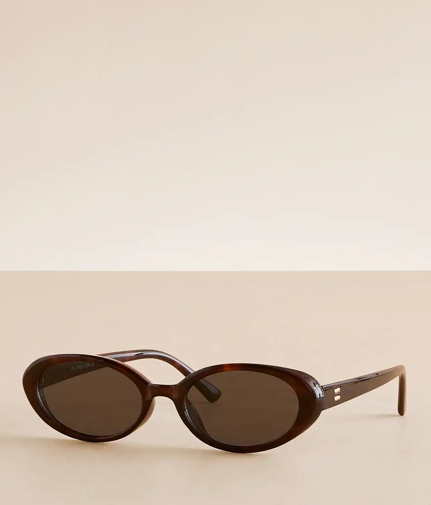 Tort Oval Sunglasses | Buckle