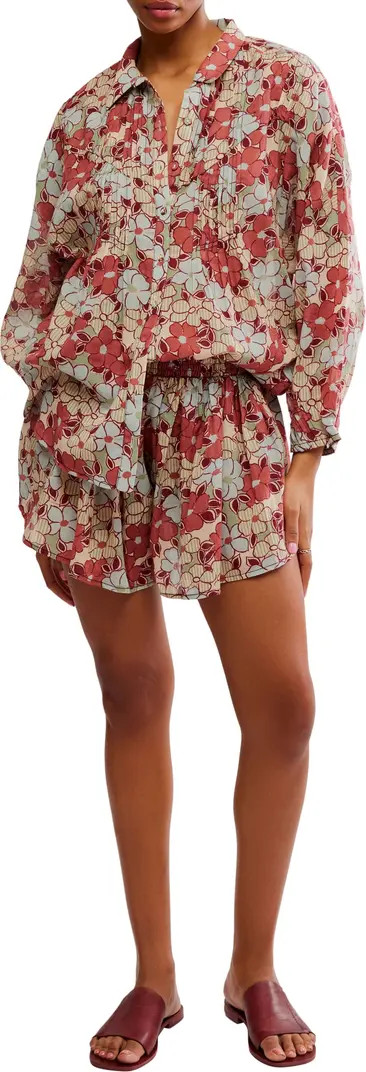Free People Sienna Button-Up Shirt & Skort Set | Nordstrom | Nordstrom