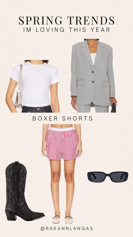 Spring trend I’m loving this year: boxer shorts! Can be easily elevated with the right top and accessories

Spring outfits, spring fashion, midsize fashion, outfit inspiration, style inspiration, curvy girl fashion 

#LTKstyletip #LTKmidsize #LTKSpringSale