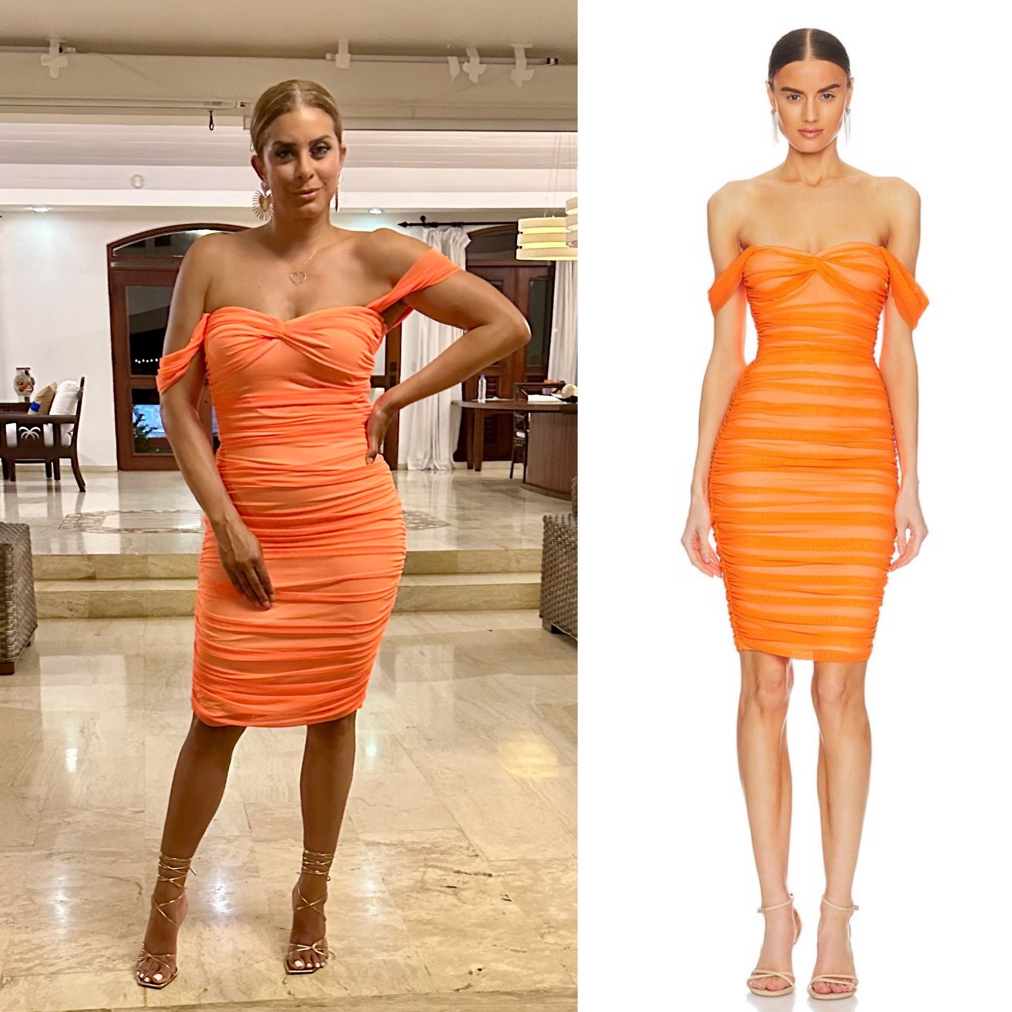 In the Norma Kamali Walter Dress and  Gianvito Rossi gold lace up heels

#LTKshoecrush #LTKbeauty #LTKstyletip