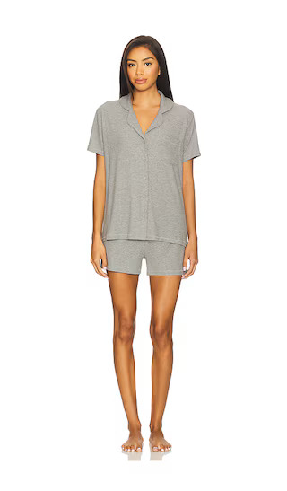 SKIMS Soft Lounge Short Sleep Set in Light Grey. - size L | Revolve Clothing (Global)