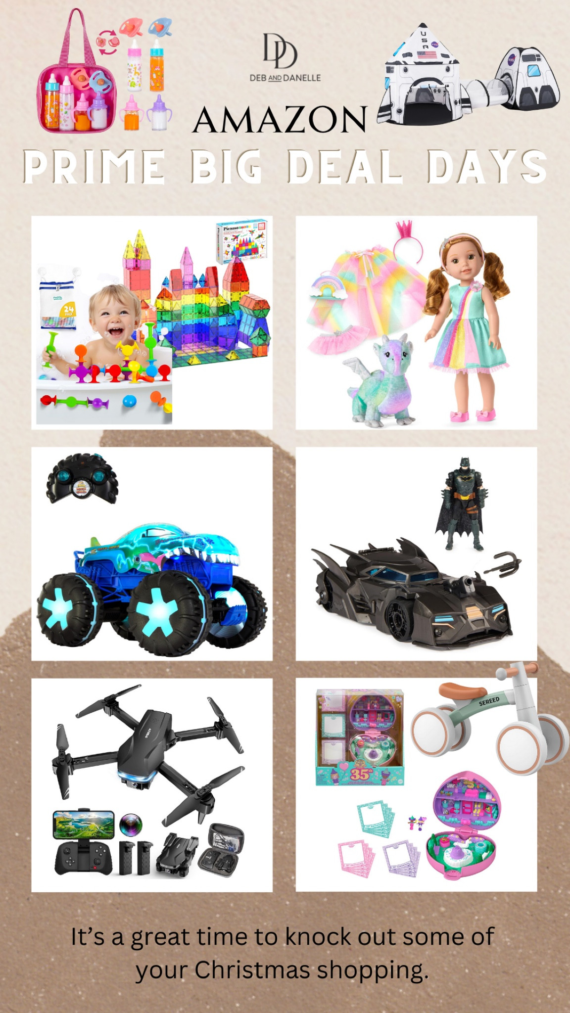 Here are some great toy options that are on sale as part of the Amazon Prime Big Deal Days sales event. This is a great time to grab some Christmas presents for your favorite littles. 

#LTKxPrimeDay #LTKKids #LTKSaleAlert