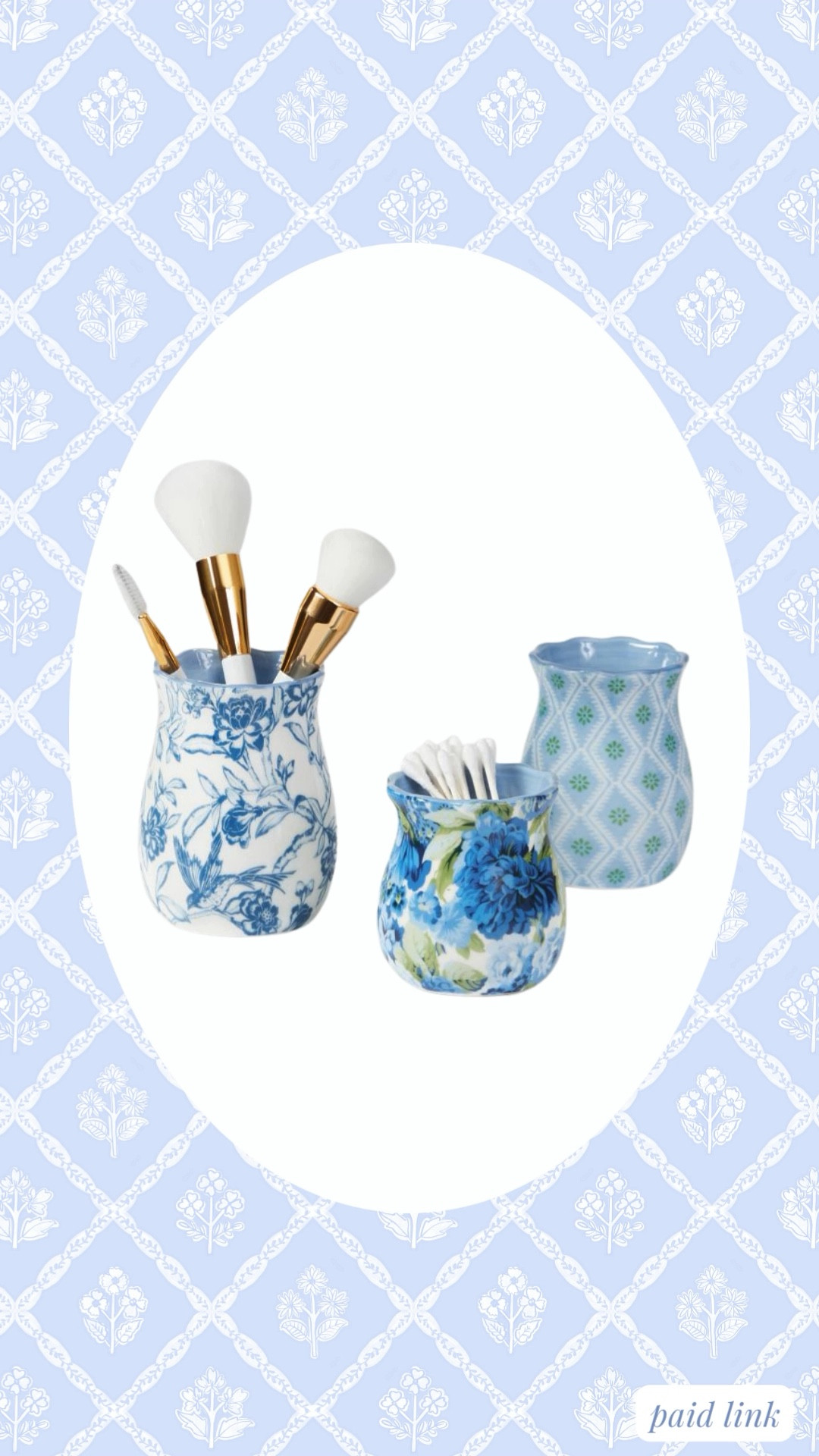 This vase set from Mark & Graham is perfect for any preppy style lover! Use it to organize makeup brushes or in a grandmillennial office! 

#LTKFindsUnder50 #LTKFindsUnder100 #LTKSaleAlert