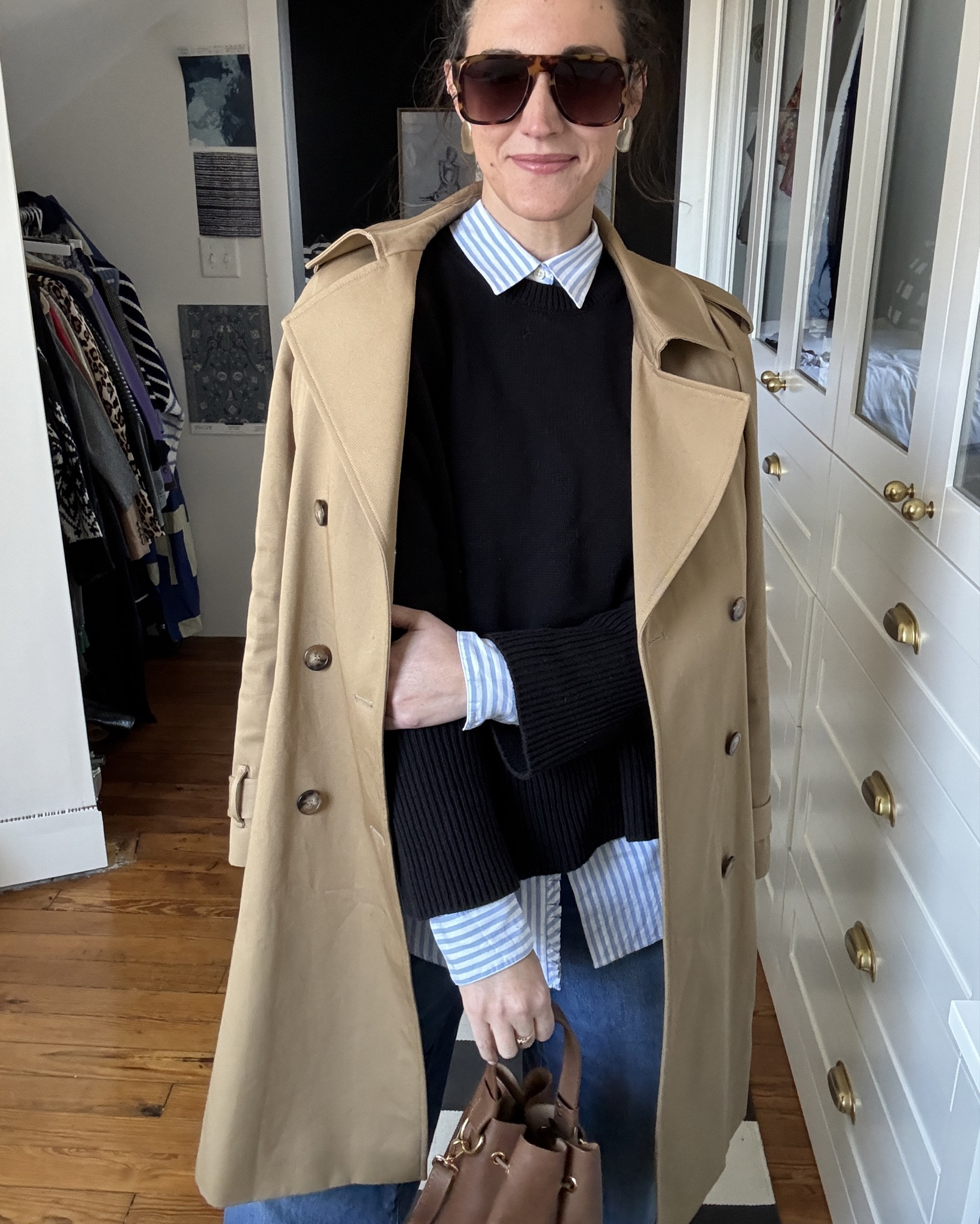 This black cotton Gap sweater is a frequent go-to in the rotation. Wore this on a chilly day when I didn’t *really* feel like putting in much effort  

#LTKSeasonal #LTKover40 #LTKfindsunder100