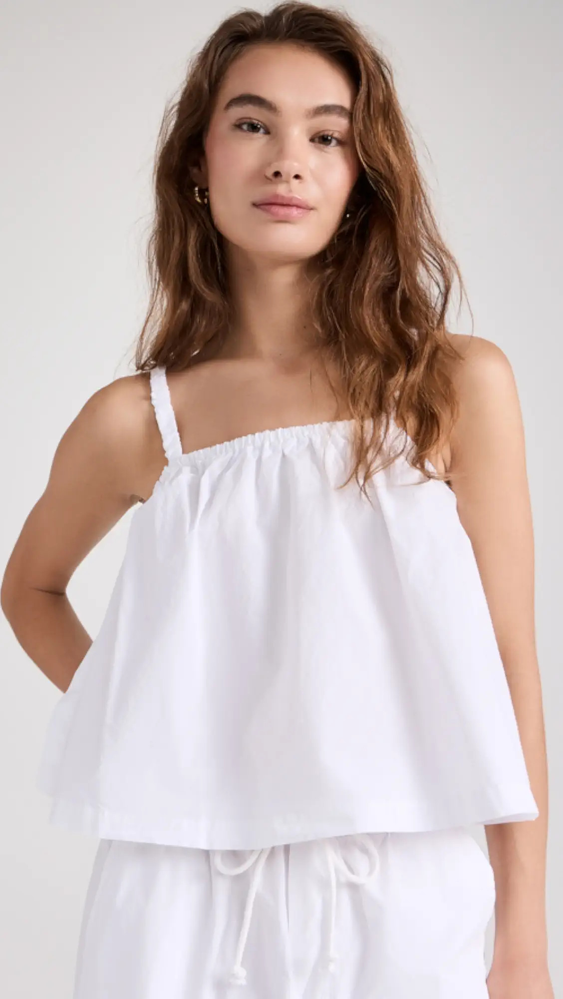 Structured Poplin Swing Top | Shopbop