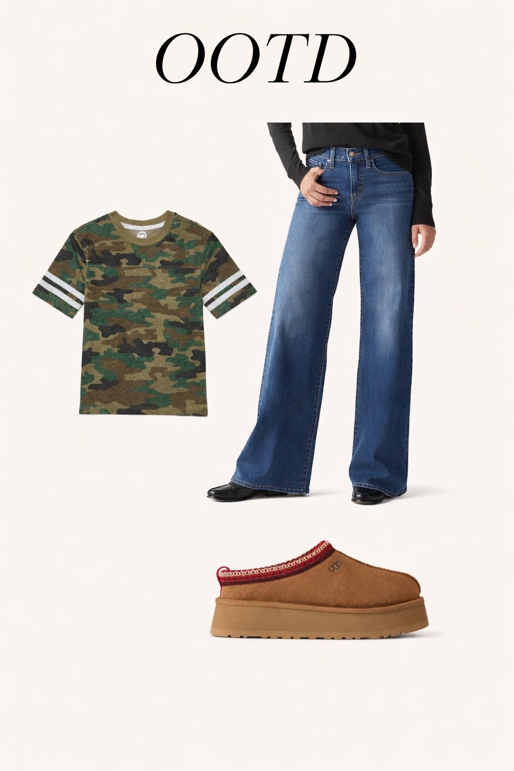 My everyday OOTD I keep reaching for on repeat. These wide-leg Levi’s are the perfect fit and so flattering, paired with the coziest UGG slippers and an easy camo tee. Effortless, comfortable, and still pulled together. All linked for you here.


#LTKHome #LTKSaleAlert #LTKBeauty