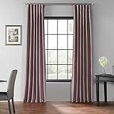 HPD Half Price Drapes PDCH-KBS11BO-108 Blackout Vintage Textured Faux Dupioni Curtain (1 Panel), 50  | Amazon (US)