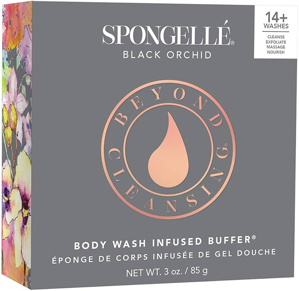 Spongelle Black Orchid Body Wash Infused Buffer | Amazon (US)
