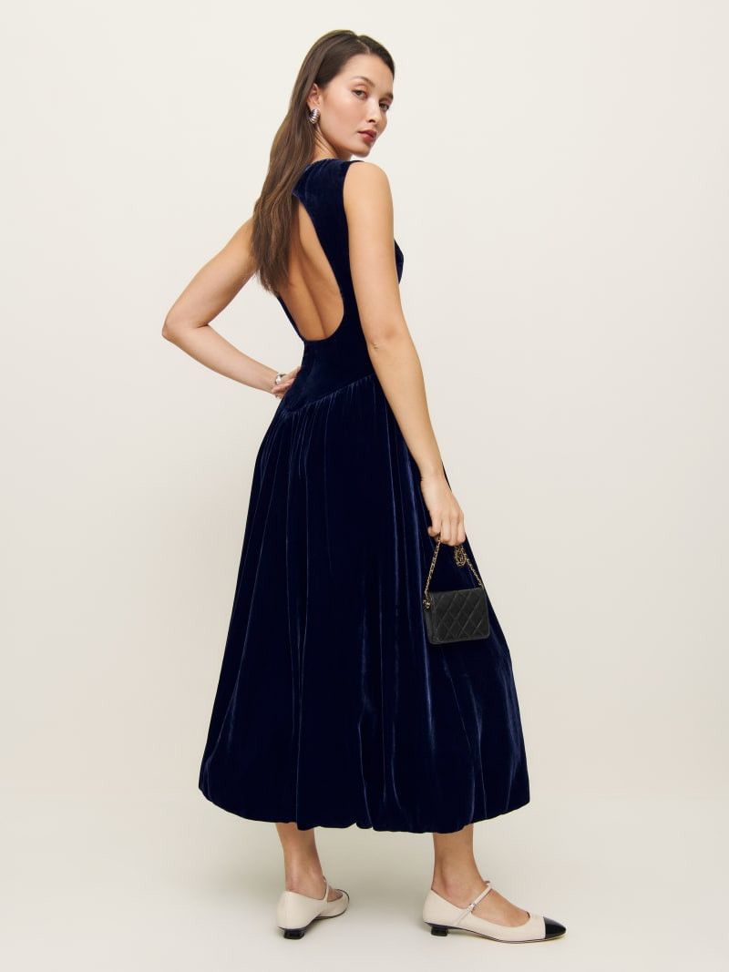 Elvira Velvet Dress | Reformation (Global)