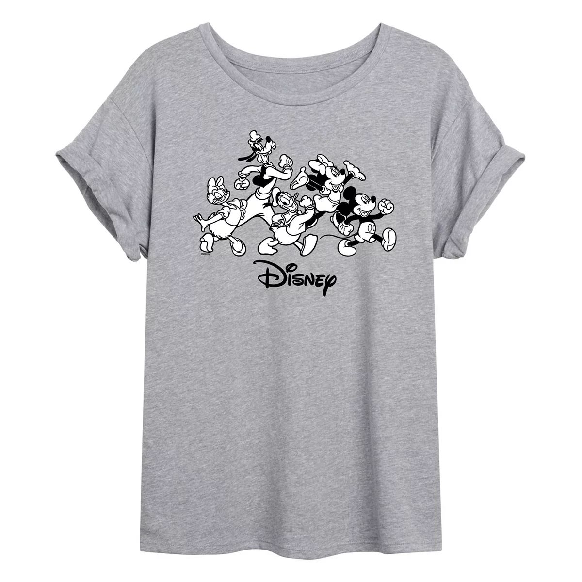 Disney's Mickey Mouse & Friends Juniors' Flowy Tee | Kohl's