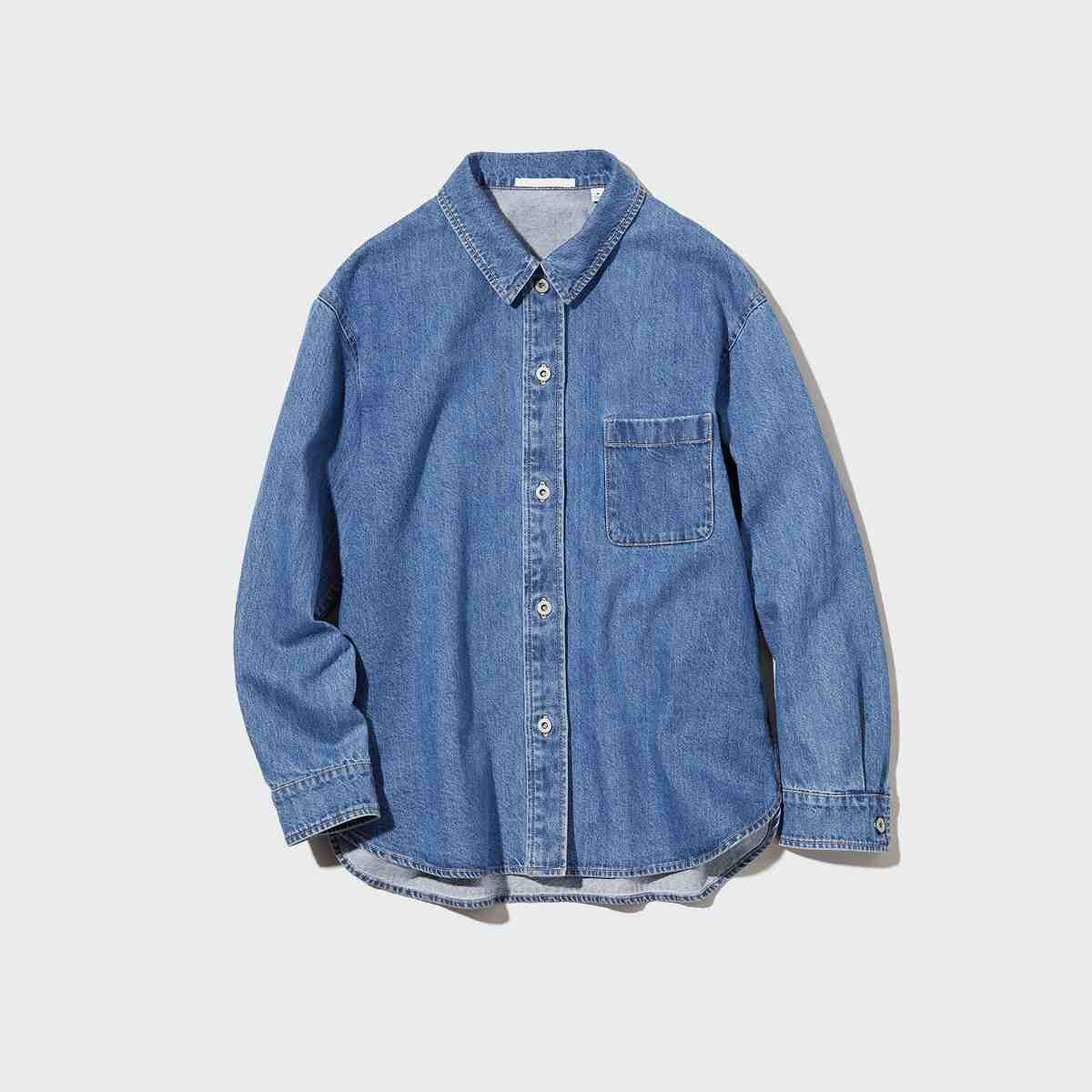 Women Denim Shirt Jacket | UNIQLO (UK)