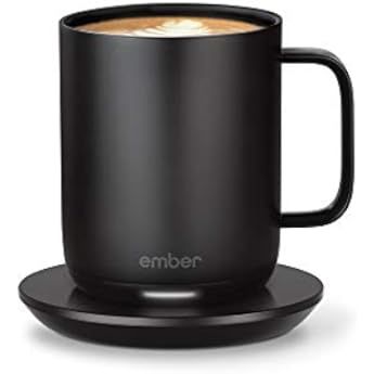 Ember Temperature Control Smart Mug 2, 14 oz, Black, 80 min. Battery Life - App Controlled Heated Co | Amazon (US)