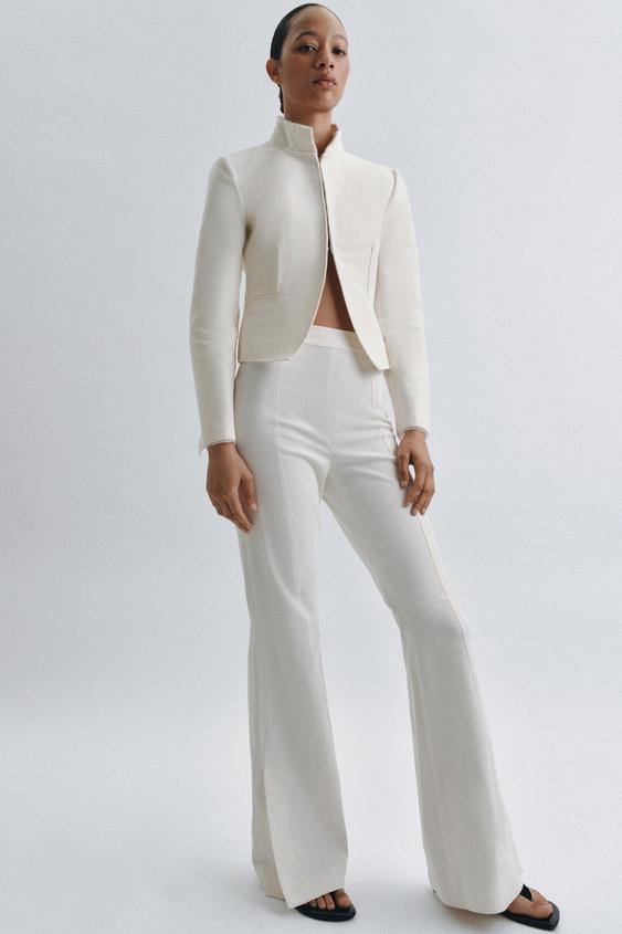ZW COLLECTION COMBINATION TAILORED BLAZER | Zara US