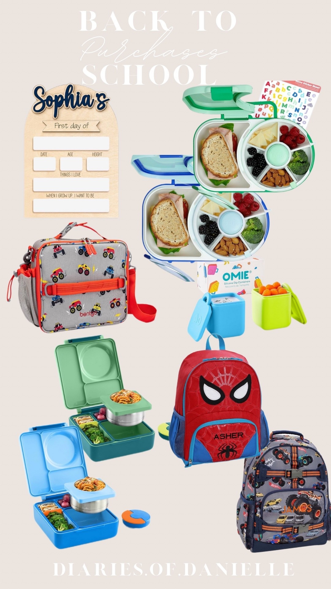 Time to get ready for back to school 📚✏️
We had this school sign for my oldest and now I ordered it for my second little guy. We’re going to try the GoBe lunchboxes, I’ll keep you posted! I ordered more of the Omie lunchboxes since those were a hit last year. We ordered another Pottery Barn book bag and Bentgo lunch bag for my preschooler. I linked some other items we have and use as well. I’ll be sure to share everything as it comes in! 

Back to school, Amazon, Pottery Barn Kids, back to school sign, kids lunchboxes, kids book bags, kids lunch bag, preschool, Kindergarten, school items 

#LTKFindsUnder100 #LTKFamily #LTKKids