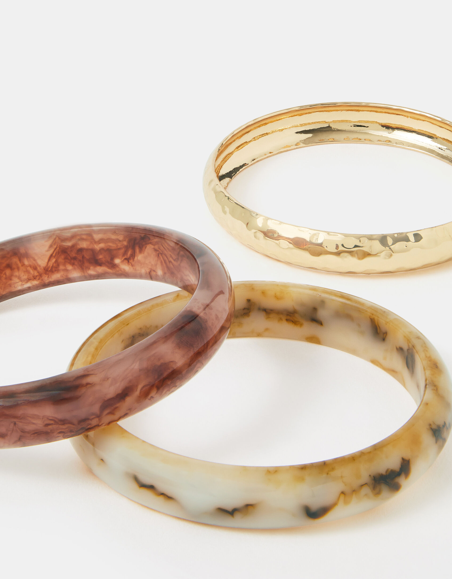 3-Pack Mix Resin Bangles  Multi | Accessorize (Global)