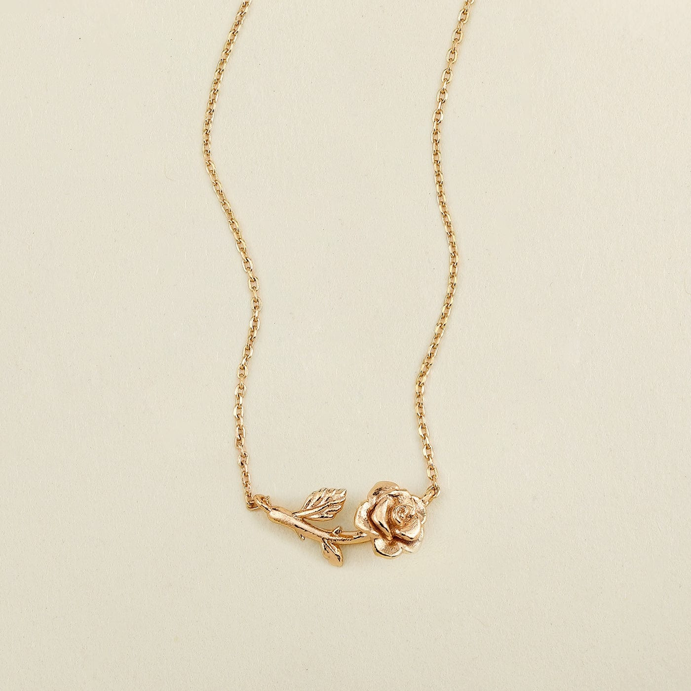 June Everbloom Birth Flower Necklace | Gold Vermeil | Birth Flower Necklace | Made by Mary (US)