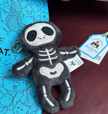Jellycat SKELETON BOB BAG CHARM with Dust Bag FUN Spooky Halloween Plush NWT  | eBay | eBay US