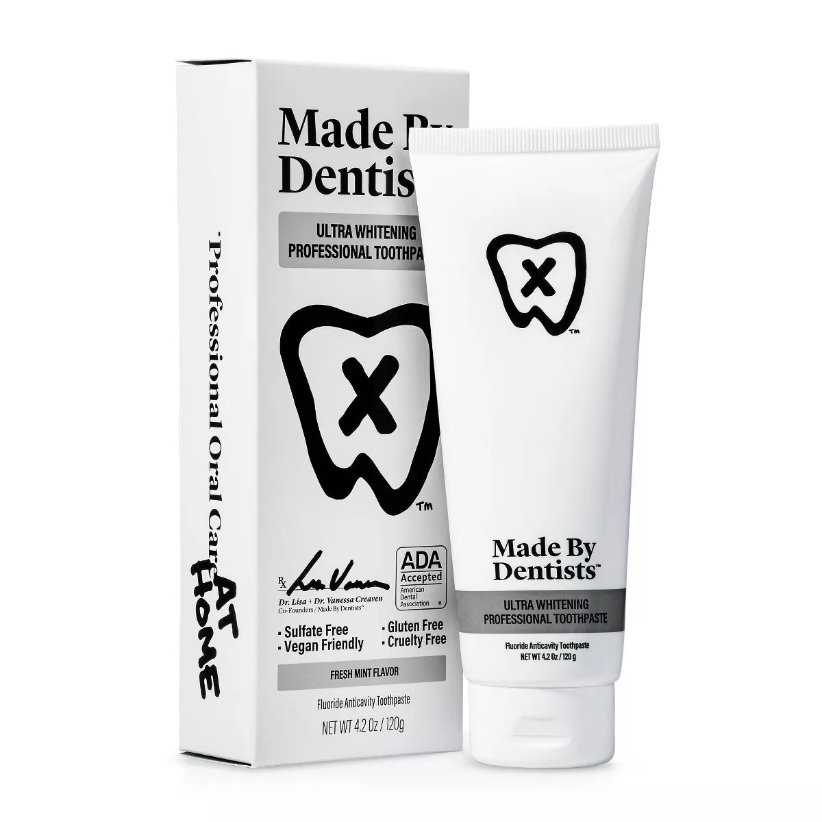 Made By Dentists Ultra Whitening Toothpaste - Fluoride Anticavity Toothpaste - Fresh Mint Flavor ... | Target