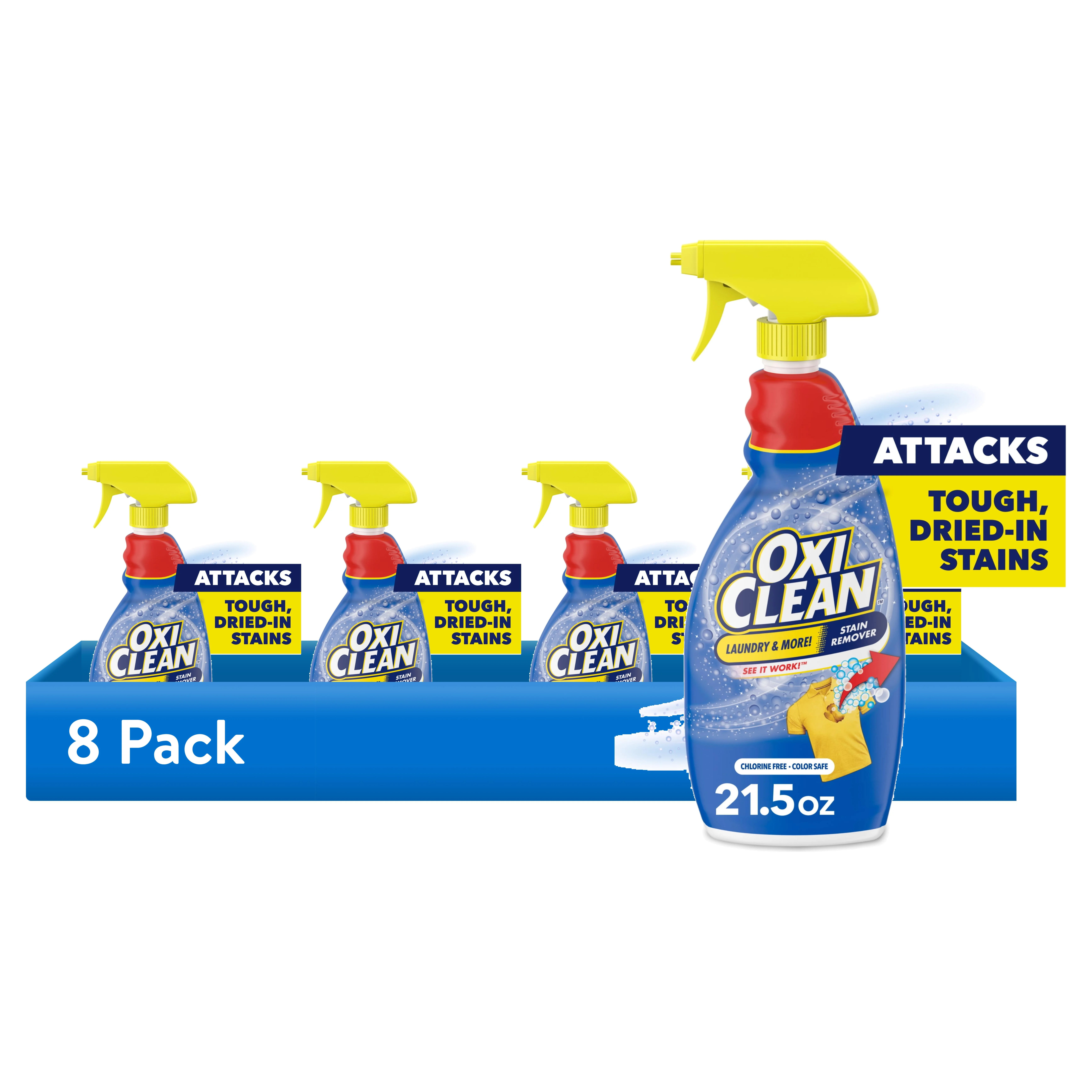 (8 pack) OxiClean Laundry Stain Remover Spray, 21.5 fl oz | Walmart (US)