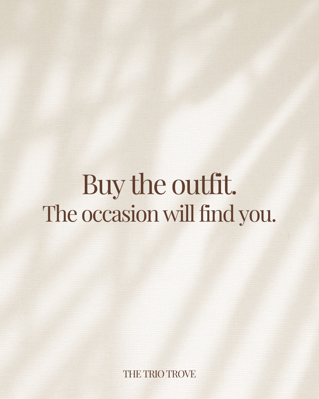 A rule I live by🤩🤎

Find all of our favorite outfits on our LTK! 

#LTKBeauty #LTKPetite #LTKStyleTip