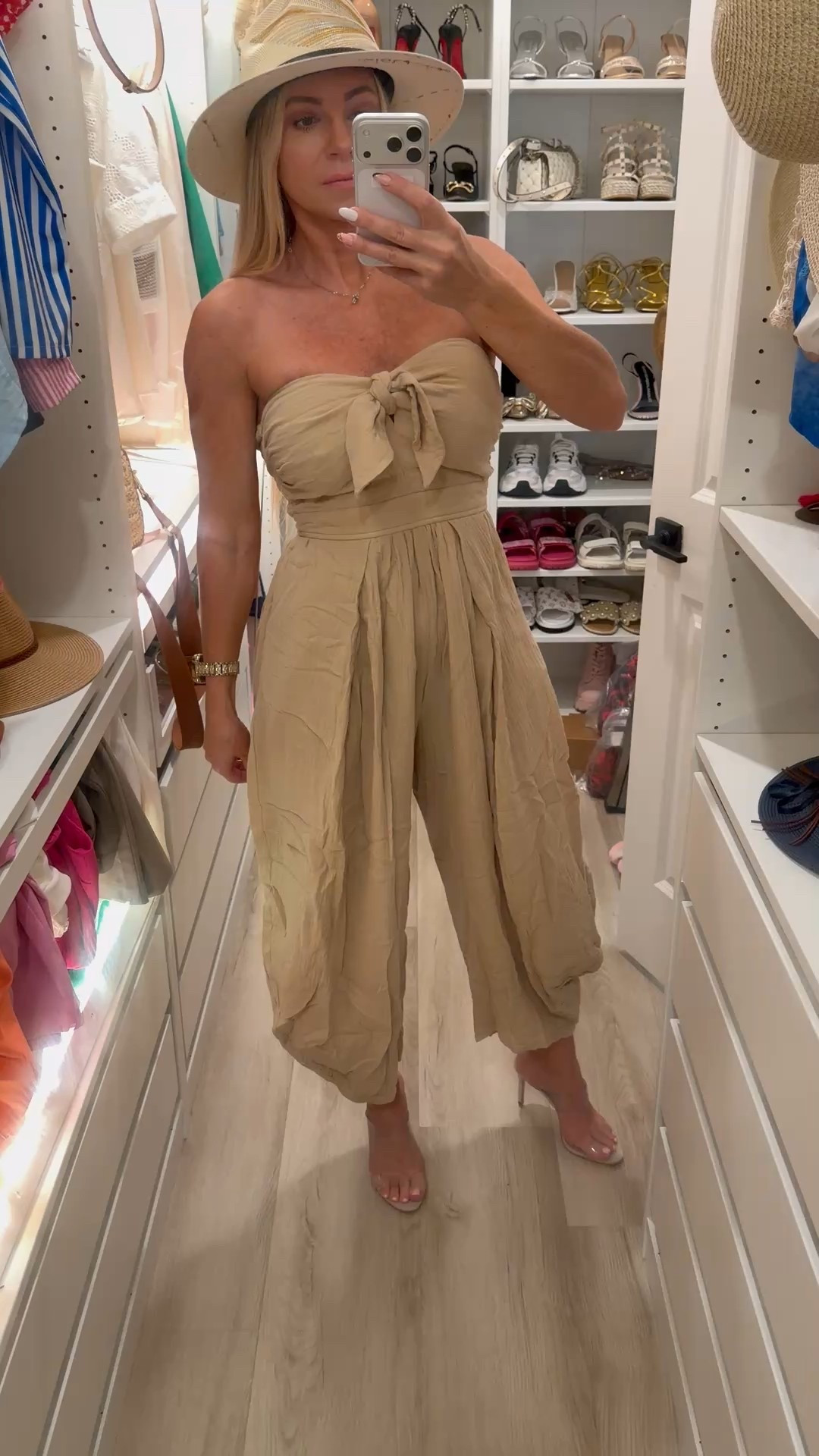 Love everything about this jumpsuit. 100% cotton. Very comfortable, slip on. Perfect for resort wear or summer outfits. 

#LTKootd #LTKTravel #LTKFindsUnder100