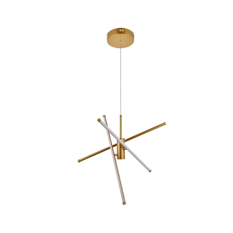 Hertford 3 - Light Sputnik Modern Linear LED Chandelier | Wayfair North America