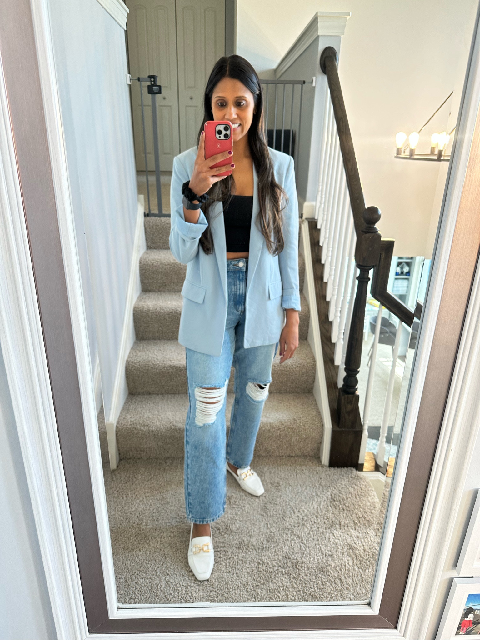 Baby blues for spring- blazers are a staple to all my outfits

#LTKstyletip #LTKSpringSale #LTKfindsunder50