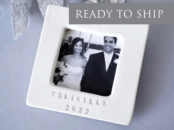 First Christmas Ornament 2022 - READY TO SHIP - Square Picture Frame | Etsy (US)