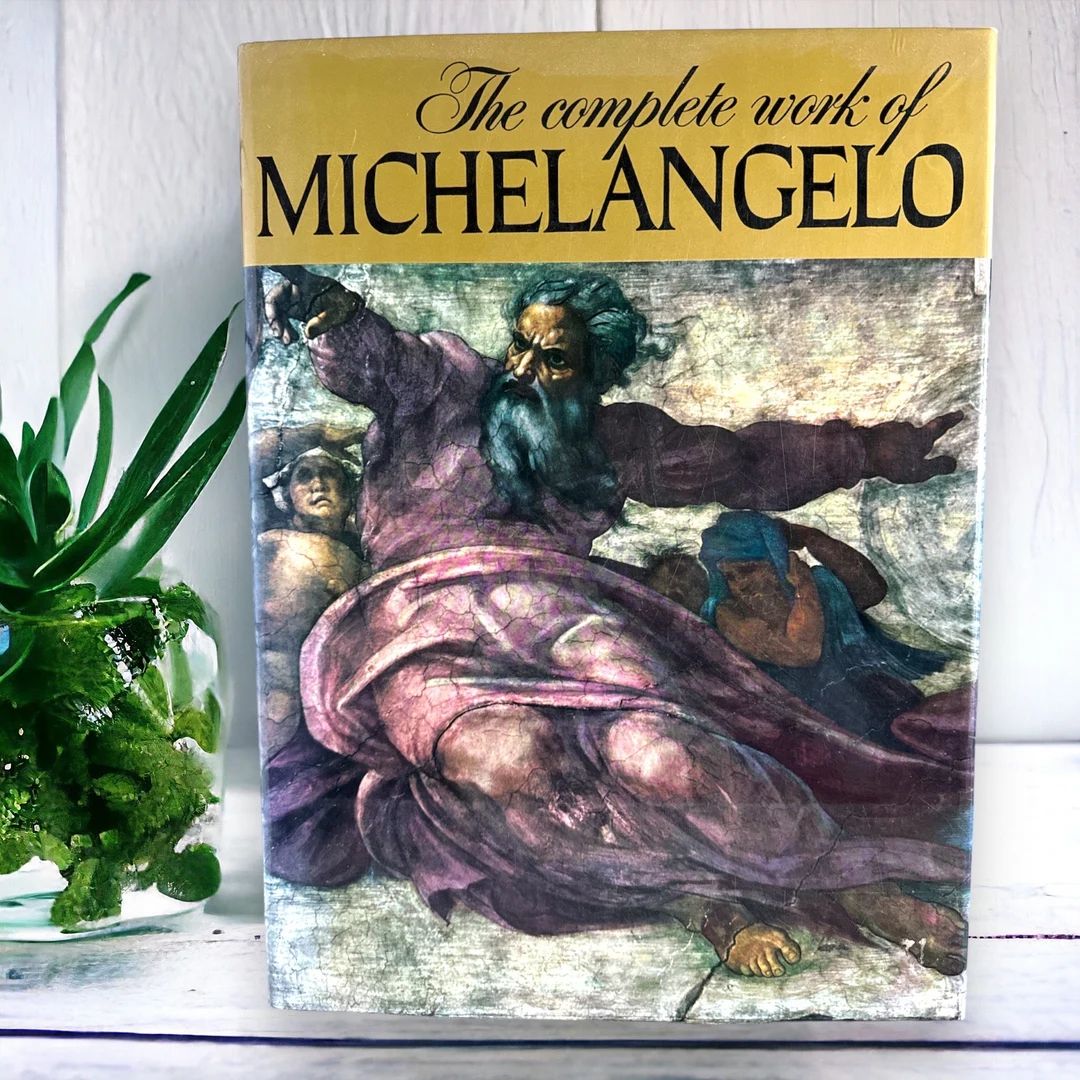 HUGE Michelangelo ART Coffee Table Book, the Complete Work of Michelangelo Sculpture Painting and... | Etsy (US)