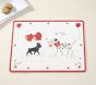 Puppy Love Valentine's Faux Leather Placemat | Pottery Barn Kids