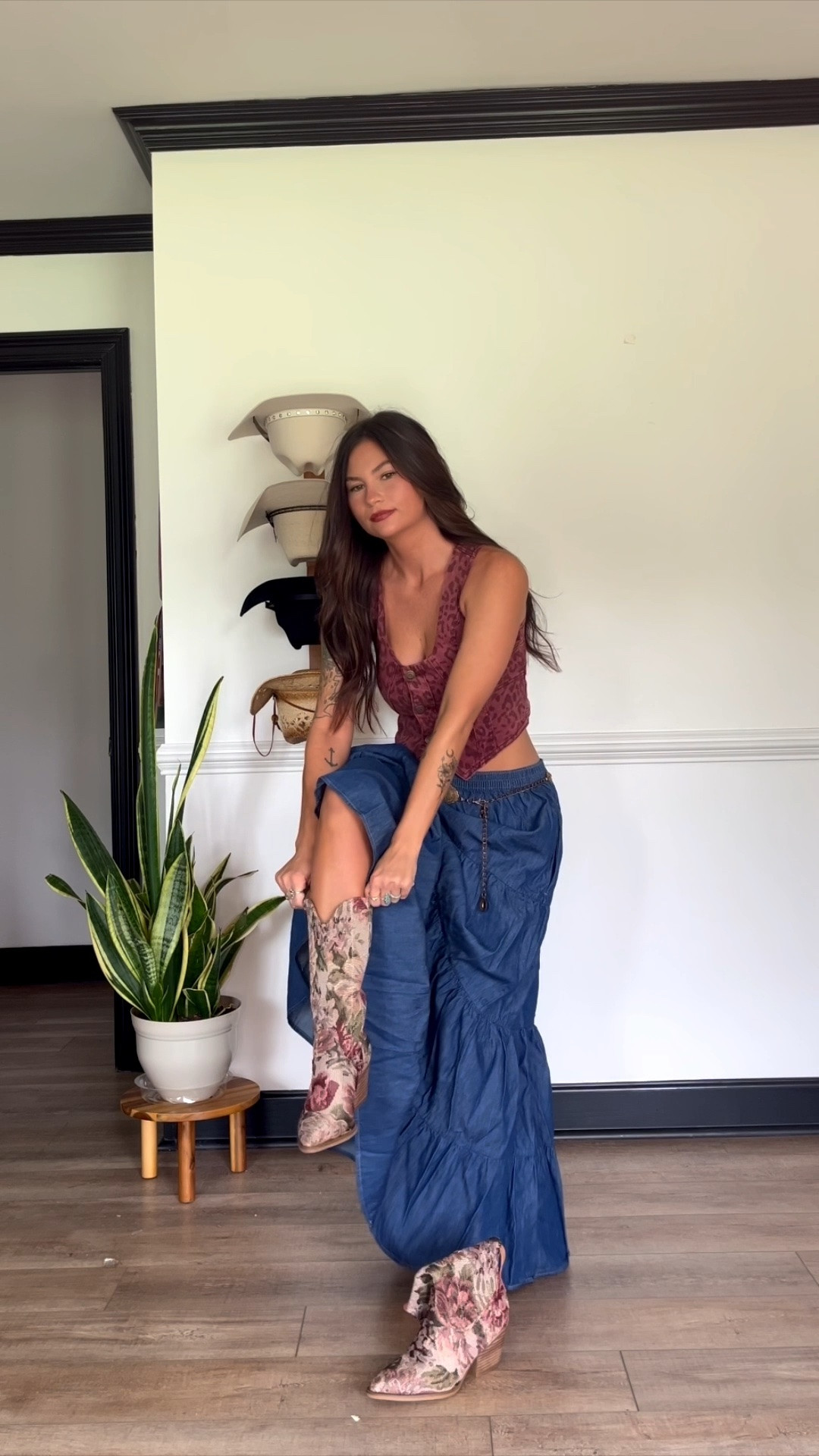 My tapestry boots have been restocked!! Absolutely perfect for fall season. Wearing xs top, medium skirt

#LTKgrwm #LTKootd #LTKSeasonal