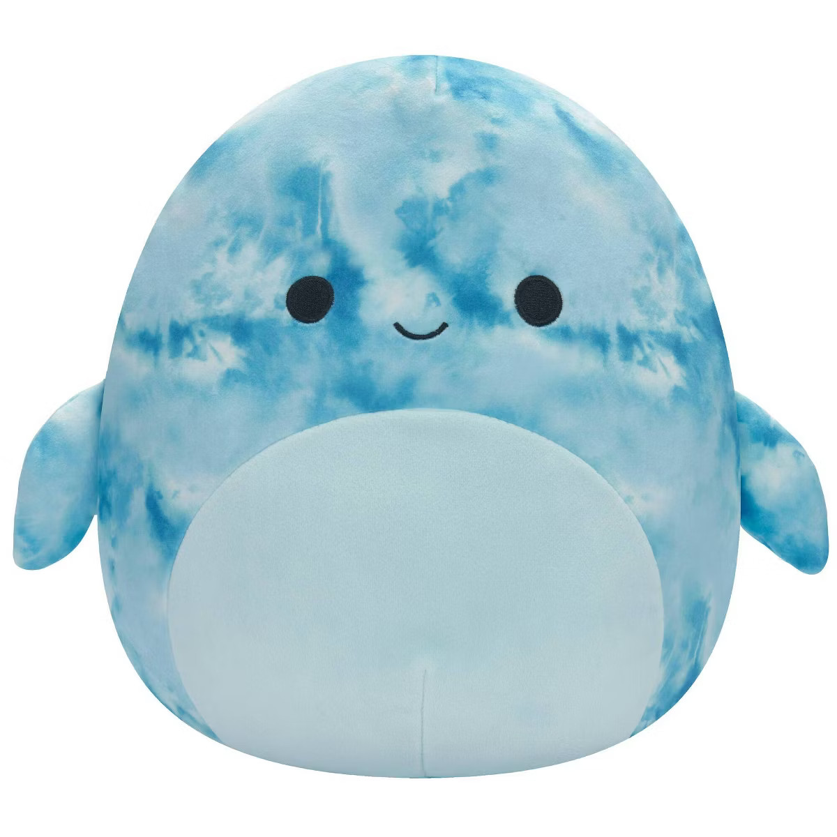 Squishmallows 11" Danika the Blue Crinkle Tie-Dye Dolphin Plush Toy | Target